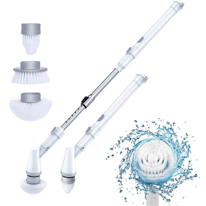 Nettoyeur rotatif sans fil pour la maison, brosse <span class=keywords><strong>de</strong></span> nettoyage électrique avec 3 têtes <span class=keywords><strong>de</strong></span> brosse remplaçables - Product Image 1