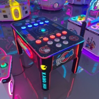 Machine de jeu d'arcade à monnayeur pour 2 joueurs, jeu de réaction à boutons, course de réflexes, divertissement d'intérieur