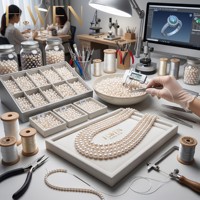 Perles en vrac, perles naturelles, perles de riz, perles de riz d'eau douce, perles d'eau douce, perles en vrac pour la fabrication de bijoux