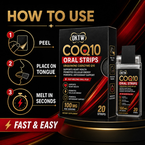 OEM CoQ10 Oral Strips Fast Melt Oral Film with Coenzyme Q10 for <b>Heart</b> Wellness, Sugar Free B2B - Product Image 5