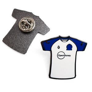 Épinglette en émail personnalisée rapide et <span class=keywords><strong>gratuite</strong></span> avec logo métallique de personnage sportif positif pour maillots d'équipes de football, pour vêtements - Product Image 4