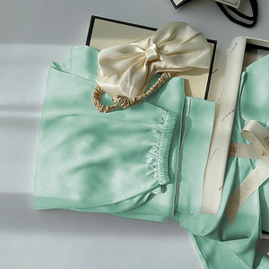 Mùa hè mới đến phụ nữ thoải mái áo khoác ngoài màu rắn phim hoạt hình dễ thương in đồ ngủ - Product Image 3