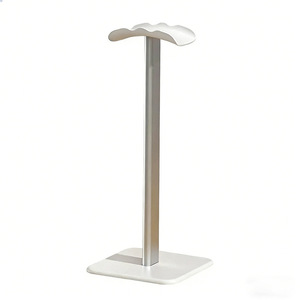 Support pour casque ITLY en aluminium, design ondulé, fixation sur bureau pour casques supra-auriculaires - Product Image 4