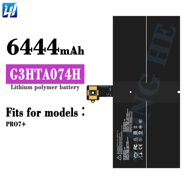 Brand New G3HTA074H Replacement Notebook Batteries for Microsoft PRO7 Plus Battery