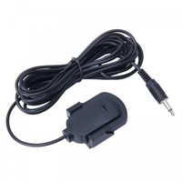 MICRÓFONO EXTERNO INALÁMBRICO ESTÉREO CON CLIP PARA CUELLO, NEGRO, CONECTOR DE 3.5MM PARA AUDIO DE COCHE, GPS, DVD, RADIO