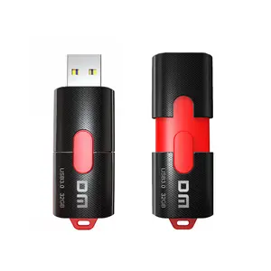 DM高速プッシュプルスタイルクラシックチャイナブラックレッドカラーusb3.0フラッシュドライブPD188