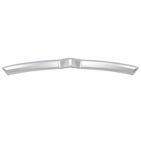 Grille supérieure avant chromée brillante pour Tesla Model X 2016-2021, moulure de calandre centrale en plastique de remplacement 1047022-00-D