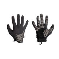 Gants de sécurité durables en cuir synthétique à doigts entiers avec écran tactile Gants de travail tactiques à prise flexible noirs pour une utilisation polyvalente