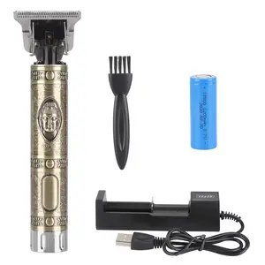 Kemei — tondeuse à cheveux électrique professionnelle pour hommes, Design de sculpture métallique, rasoir Rechargeable USB, barbier