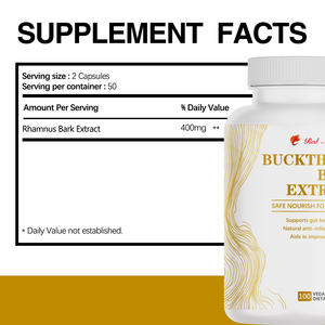 Cápsulas de Extracto de Corteza de <span class=keywords><strong>Rhamnus</strong></span> (Buckthorn) - Suplemento de Fibra Dietética, Fibra y Extracto de Origen Vegetal, Regularidad Intestinal y Apoyo Digestivo - Product Image 6