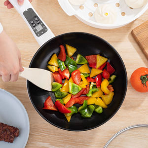 <span class=keywords><strong>Wok</strong></span> <span class=keywords><strong>eléctrico</strong></span> multifunción con asas Stay-Cool Nuevo revestimiento de cerámica para el hogar para una fácil limpieza - Product Image 6