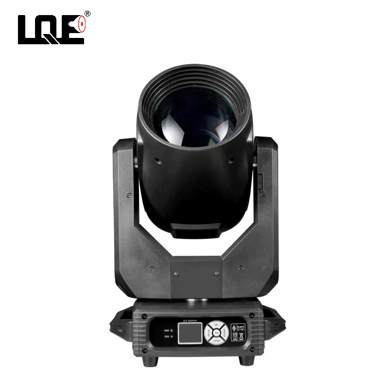 Promotion 300W Beam Moving Head Light with E27 LED Ring DMX512 Control 14-Color for Stage Disco DJ Concerts Clubs Bars Parties
