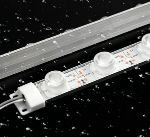 Bande LED rigide latérale en aluminium étanche IP68 12V DC SMD2835/3030 18W/m avec télécommande pour présentoir - Product Image 2