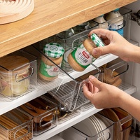 Organisateur de plateau multifonctionnel en plastique pour télécommandes, bijoux, clés, cosmétiques – Rangement moderne pour table de salon