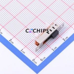 SS-24E04-G020 Slide Switch Through hole Component (THT) Switch Double Pole Four Throw Rectangle Pin Header PC Pin 26mm - Product Image 1