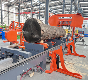 Scierie hydraulique diesel ou électrique, scierie portative d'occasion, scie à ruban portative - Product Image 4