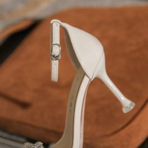 Zapatos de Plataforma con Tacón Alto y Punta Abierta para Mujer, Talla Grande, Tacón Grueso, Correa con Hebilla, Transpirables, Antideslizantes - Product Image 6