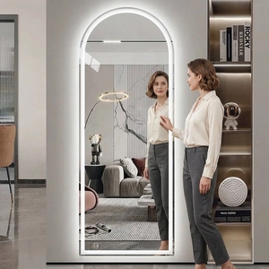 Modern Design LED <strong>Full</strong> <strong>Length</strong> Standing <strong>Wall</strong> <strong>Mounted</strong> Touch Switch Smart <strong>Mirror</strong> for Bedroom Hotel Use - Product Image 4