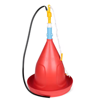 Abreuvoir automatique pour animaux de volaille en forme de cloche en plastique de haute qualité