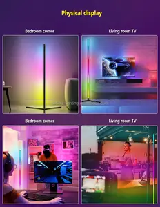 1.65m RGBIC smart home LED Floor Lamp APP WIFI blue - tooth Bedroom Living Room corner standing atmosphere light