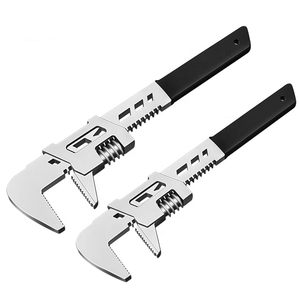 Llave Inglesa de Alta Resistencia, Grado Industrial, Ajustable, Herramienta de Plomería, para Tuercas, Pernos Hexagonales, Ángulo Recto, Abertura Grande, Tipo F - Product Image 4