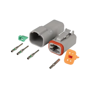 Connecteur BETT DC5521 mâle/femelle 4P à contact en laiton, prise transparente, pour <span class=keywords><strong>voiture</strong></span>, LED, étanche IP65, boîtier en nylon - Product Image 1