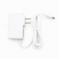 Adaptor Daya Swan White 5V 2A DC 5.5x2.1mm Colokan US 50-60Hz Pengisi Daya dengan Kabel 1m