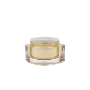Ensembles Or <span class=keywords><strong>Champagne</strong></span> Unique de <span class=keywords><strong>Luxe</strong></span> Cosmétiques de Soins de la Peau 15ml 30ml 50ml 100ml Pot de Crème Acrylique Vide avec Bouchon à Vis - Product Image 6