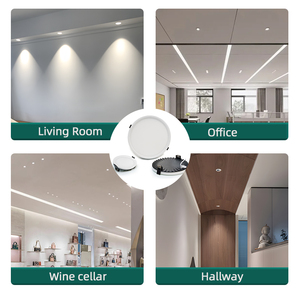 Lámparas de <span class=keywords><strong>Panel</strong></span> <span class=keywords><strong>LED</strong></span> Empotradas de Fábrica, CCT Opcional 3000K 4000K, <span class=keywords><strong>8W</strong></span>/15W/22W, Luces <span class=keywords><strong>LED</strong></span> de Techo, Focos Empotrados - Product Image 5