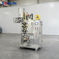Machine de formage, de remplissage et de scellage automatique de liquides visqueux de haute précision pour le miel, le sirop, la crème, le shampoing avec dosage multi-pompes
