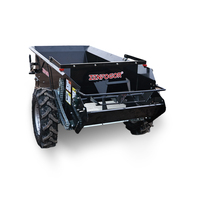 Remorques ATV à traction de tracteur, épandeur de fumier avec boîte de vitesses, épandeurs d'engrais organique, épandeur de fumier