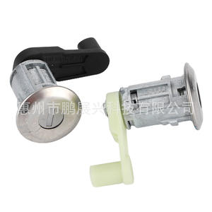 Cylindre de serrure de porte Renault Megane Scenic 7701468981 7701468982 Serrure cylindrique avec 2 clés pour portes de voiture - Product Image 3