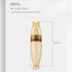 ช้อนป้อนธัญพืชสำหรับ<span class=keywords><strong>ทารก</strong></span>แรกเกิดเด็กวัยหัดเดินทำจากซิลิโคนแบบไม่ไหลช้าอเนกประสงค์ - Product Image 5