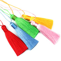 Pompoms en soie 8 cm 10 cm, livraison gratuite échantillon, plusieurs couleurs, pour bijoux, frange 100% rayonne, décoration en soie