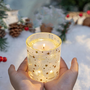 Cadeau de Noël de luxe pour filles, lumières <span class=keywords><strong>LED</strong></span> intégrées, décoration romantique pour <span class=keywords><strong>la</strong></span> Saint-Valentin, guirlande lumineuse, bougies parfumées de Noël - Product Image 1