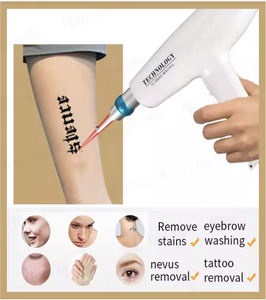 Peremajaan kulit portabel baru tiga panjang gelombang penghilang pigmentasi mesin Q Alih - Product Image 3