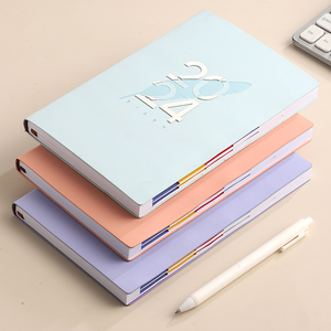 CAGIE 2024 Business Planner A5 PU Leather <strong>Notebook</strong> Low MOQ High Quality Custom Journal - Product Image 3