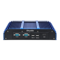 Shuttle BPCAL03 12th Gen I7 Pendingin Pasif Micro NUC Mini PC, Full Aluminium Tanpa Kipas, -20 hingga 60 ℃ Operasi 24 Jam, 7 Hari