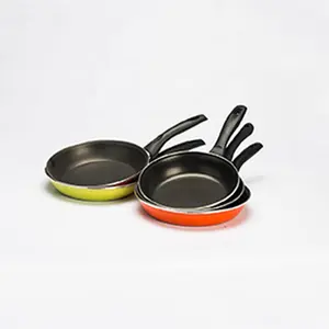 Venta caliente Masterclass Premium de hierro fundido de Color puro de baquelita esmalte utensilios de cocina conjunto
