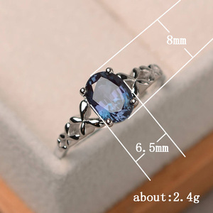 Elegante Anello di Fidanzamento da Donna, Gioiello Scintillante Regolabile Stile Matrimoniale, Regalo di San Valentino - Product Image 5