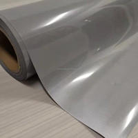 Vinilo Termotransferible Reflectante Elástico Plateado Brillante de Fábrica, Lavable, para Logotipos en Ropa Deportiva