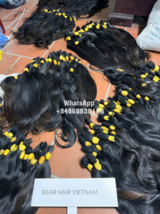 ผมเวียดนามแท้ ไม่ผ่านกระบวนการใดๆ สีธรรมชาติ ผมมนุษย์แท้ แบบเป็นมัด สามารถฟอกสีได้ถึงสีบลอนด์ 613 สำหรับระดับไฮเอนด์ - Product Image 5