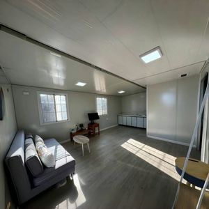 <span class=keywords><strong>Maison</strong></span> conteneur extensible à double étage <span class=keywords><strong>de</strong></span> 40 pieds, en panneaux sandwich d'acier, design moderne, pour usage commercial, bureaux et appartements - Product Image 4