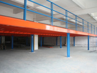 Piso de entresuelo de acero industrial Mracking | Capacidad de carga de 500-4000Kg/㎡ | Plataforma de ático resistente con escaleras y barandillas
