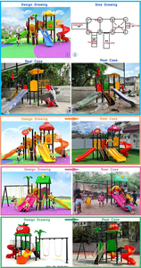 Toboggans de parc extérieur, aire de jeux pour enfants, équipement de divertissement en plastique, jeux - Product Image 6