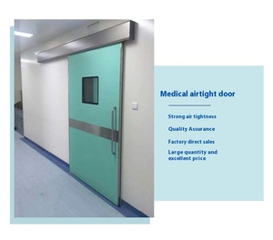 <span class=keywords><strong>Porte</strong></span> <span class=keywords><strong>coulissante</strong></span> automatique hermétique en acier inoxydable 304 au design moderne pour salle d'opération hospitalière, bloc opératoire et salle de soins intensifs - Product Image 3