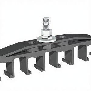 Abrazadera de Suspensión CMK para Grúa EOT de 3 Polos, Material de Vidrio Natural con Conexión a Presión, Color Naranja, Opciones de Tamaño Personalizado - Product Image 1