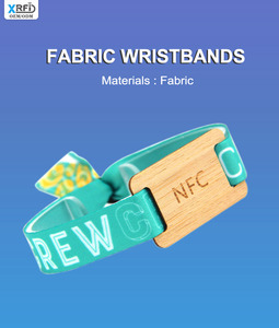 Pulseras de tela <span class=keywords><strong>Rfid</strong></span> de <span class=keywords><strong>Festival</strong></span> pasivo ajustable, pulsera inteligente <span class=keywords><strong>Rfid</strong></span> con etiqueta Nfc para eventos - Product Image 2