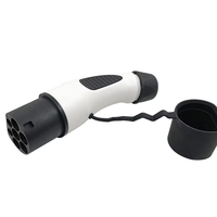 Prise de chargeur EV de type 2 mâle, intelligente, de remplacement, 32A, haute conductivité, IP55, résistante aux intempéries, conforme à la norme IEC 62196-2