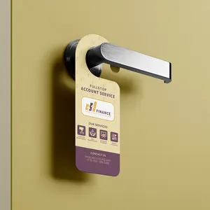 ไม้แขวนประตูโรงแรมทำจาก PVC คุณภาพสูงป้ายพลาสติกแขวนประตูไม่รบกวน